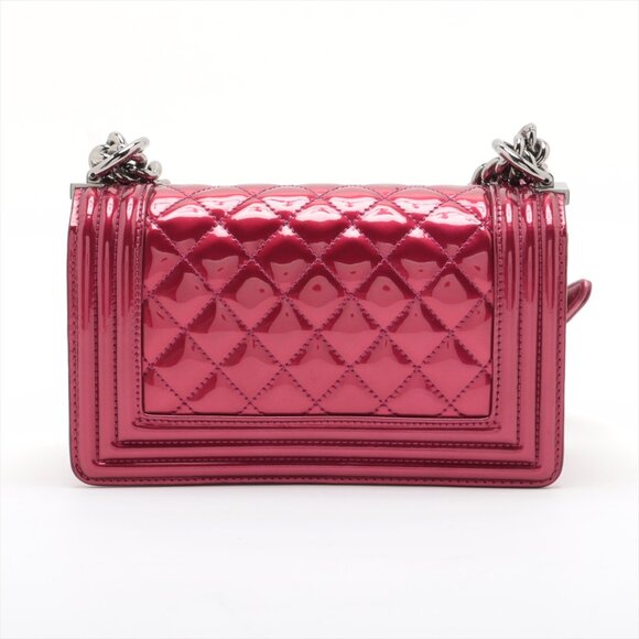 Chanel Small Patent Boy Bag - Picture 2 of 9